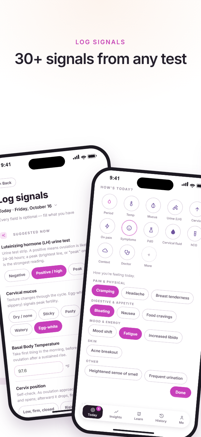 Log signals